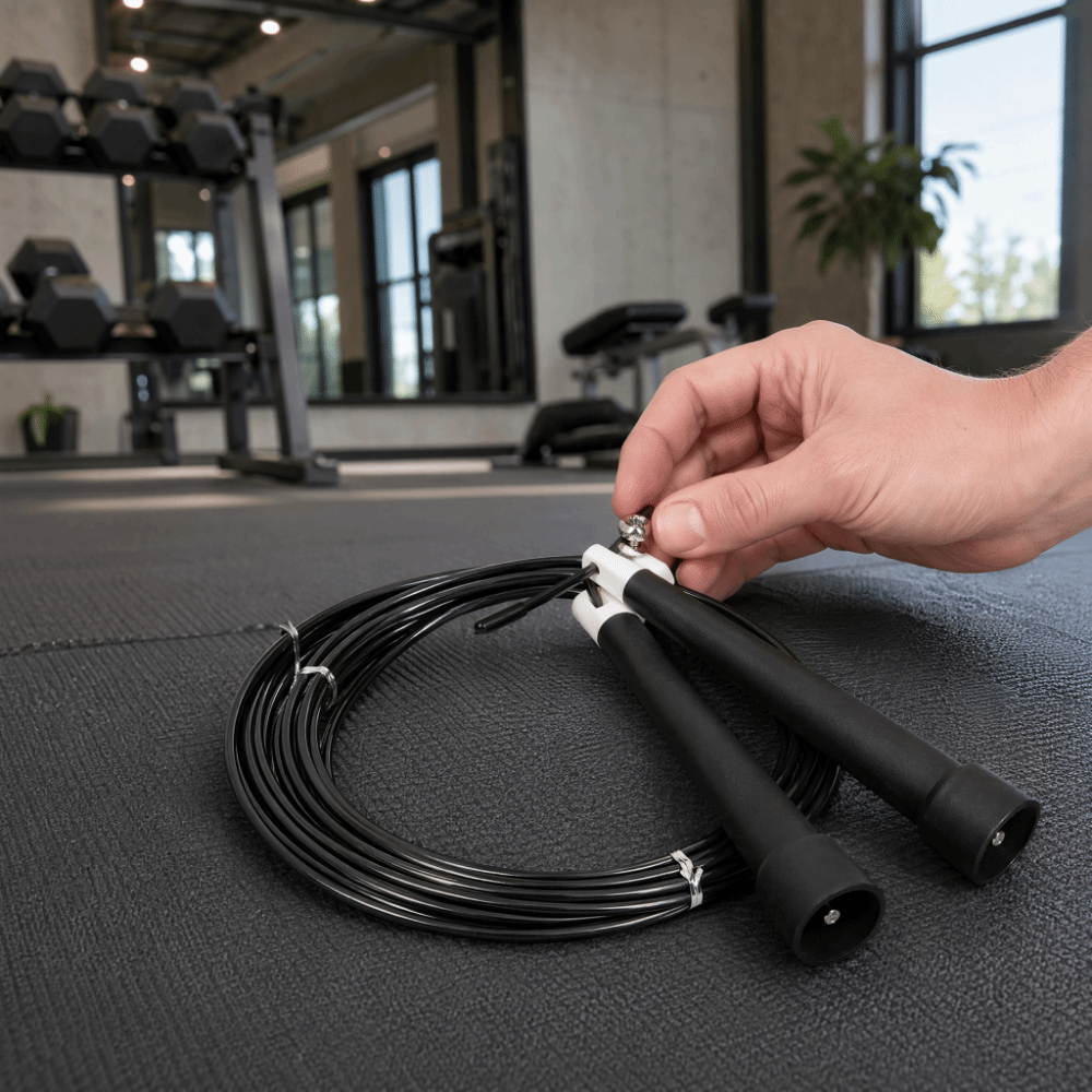 Skipping Rope Pvc - 휴대용 스틸 와이어 줄넘기 엉킴 방지