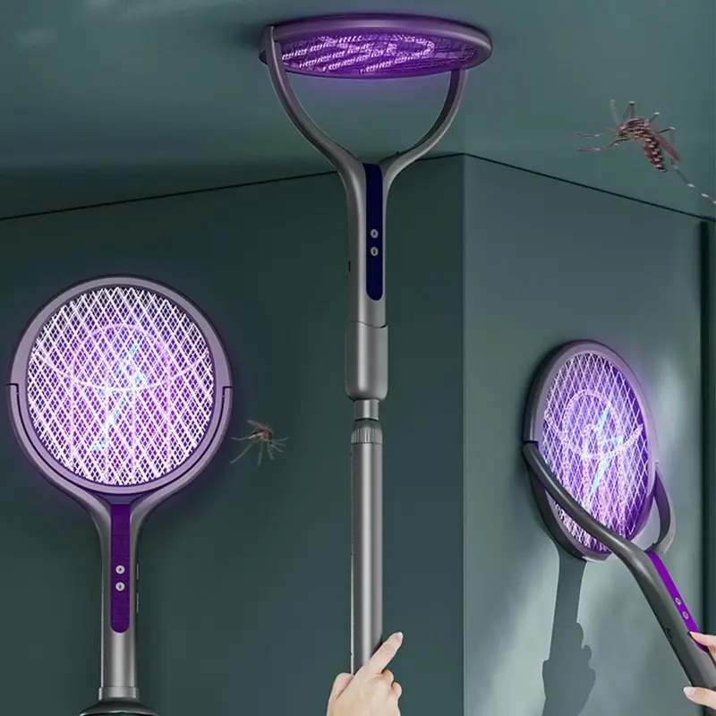 회전식 헤드 버그 제거 라켓 자동 모기채 충전식 전기  - Head Racket Boom 리뷰 및 가격